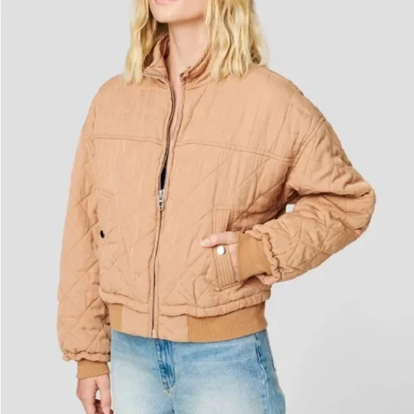 NWT Blank NYC Fallon For You Quilted Bomber Jacket Size M - Picture 3 of 4